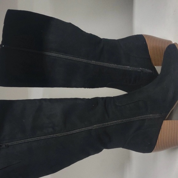 Style & Co. Warrda Knee High Boots Black, Women’s Size 11, Block Heel, Side Zip - Picture 10 of 10